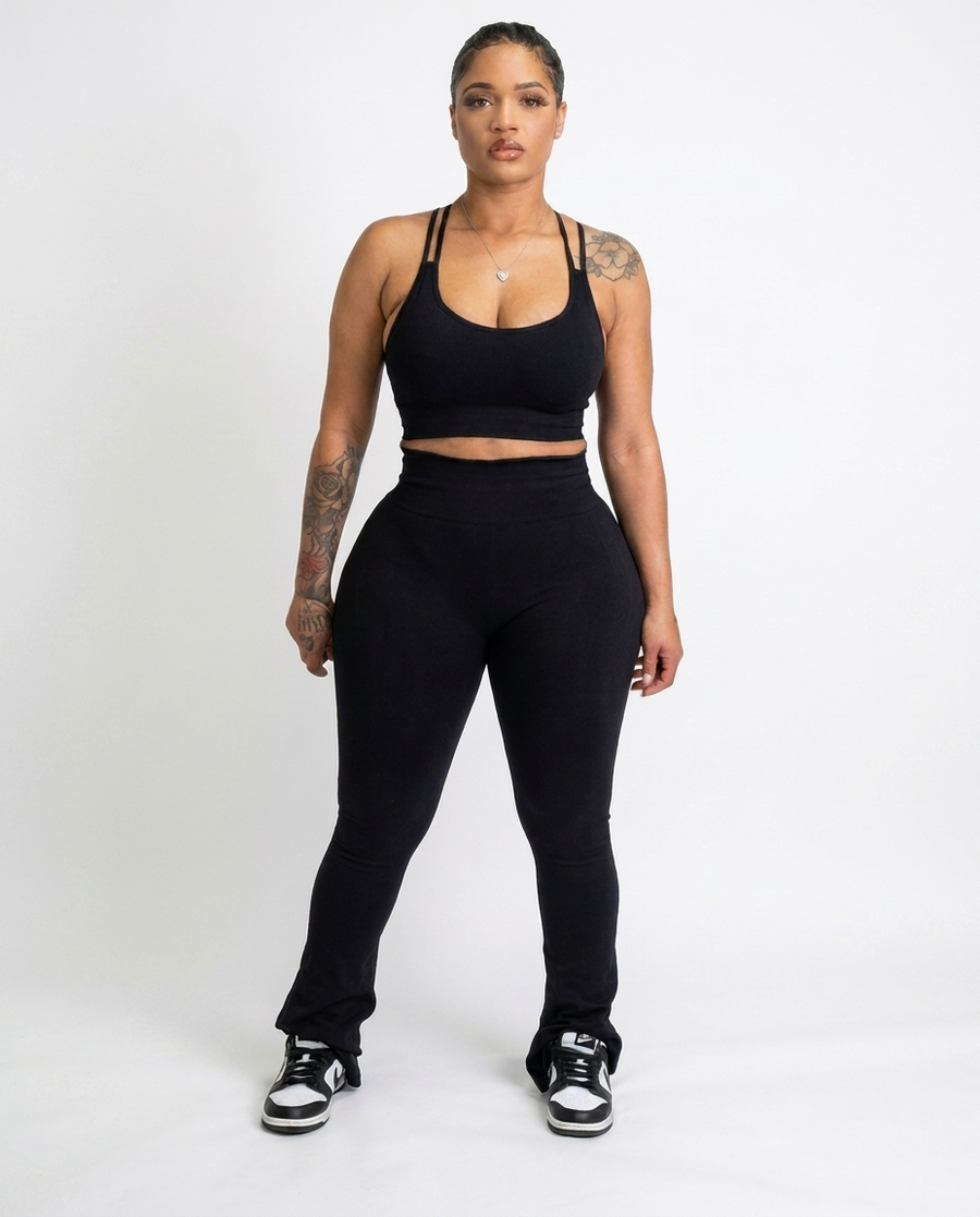 PERFECT STRETCH BLACK SET